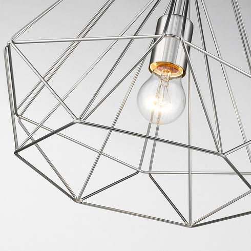 Pendant Luminaire In Satin Nickel LL00149